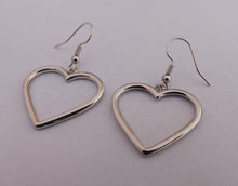 Load image into Gallery viewer, Hollow Heart Earrings (Gold or Silver)
