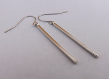 Load image into Gallery viewer, Silver Tone Long Drop Earrings