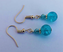 Load image into Gallery viewer, Shatter Look Bead Earrings (various colour options)
