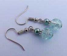 Load image into Gallery viewer, Shatter Look Bead Earrings (various colour options)