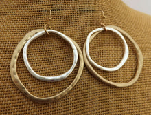 Load image into Gallery viewer, Soft Gold & Silver Tone Round Drop Earrings (3 options)