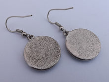 Load image into Gallery viewer, Teal Round Drop Earrings