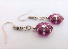 Load image into Gallery viewer, Flower Acrylic Bead Earrings (multiple colour options)