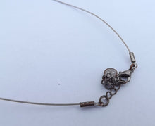 Load image into Gallery viewer, White Mother of Pearl & Silver Tone Round Pendant Necklace