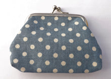 Load image into Gallery viewer, Polka Dot Vintage Style Coin Purse