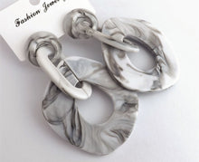 Load image into Gallery viewer, Chunky Acrylic Drop Earrings