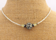 Load image into Gallery viewer, Yellow & Black Handmade Kathryn Design Bead Necklace