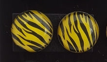 Load image into Gallery viewer, Zebra Print Dome Stud Earrings