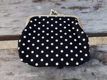 Load image into Gallery viewer, Polka Dot Vintage Style Coin Purse