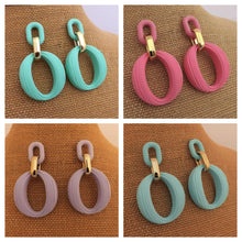 Load image into Gallery viewer, Frosted Acrylic Earrings (4x colour options)
