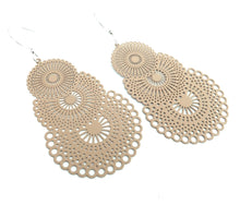 Load image into Gallery viewer, Filigree Drop Earrings (five colour options)
