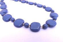 Load image into Gallery viewer, Blue Ceramic Bead Necklace (Copy)
