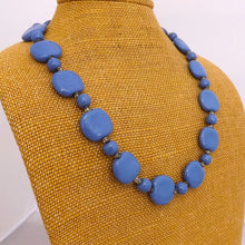 Load image into Gallery viewer, Blue Ceramic Bead Necklace (Copy)
