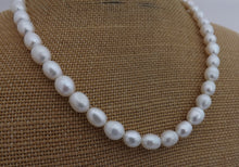 Load image into Gallery viewer, Creamy White Genuine Freshwater Pearl Bead Necklace
