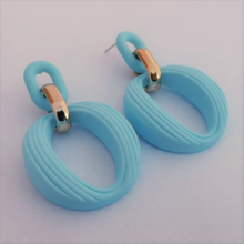 Load image into Gallery viewer, Frosted Acrylic Earrings (4x colour options)
