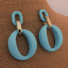 Load image into Gallery viewer, Frosted Acrylic Earrings (4x colour options)
