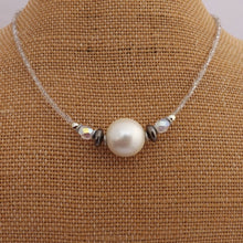 Load image into Gallery viewer, Faux Pearl Handmade Bead Necklace
