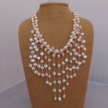 Load image into Gallery viewer, Freshwater Pearl Drop Necklace
