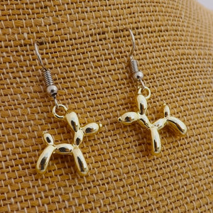 Poodle Balloon Dog Drop Earrings (12 colour options)