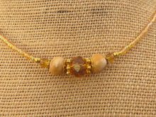 Load image into Gallery viewer, Gold Kathryn Design Handmade Bead Necklace
