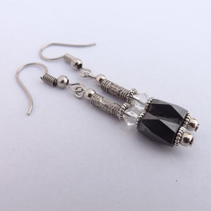 Handmade Hematite Bead Earrings