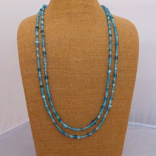 Load image into Gallery viewer, Handmade Long Fine Glass Bead Necklace
