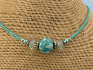 Handmade Seafoam Green Handmade  Kathryn Design Necklace