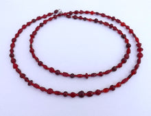 Load image into Gallery viewer, Handmade Long Red Bead Necklace
