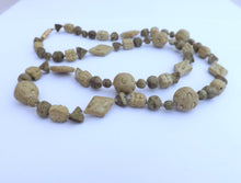 Load image into Gallery viewer, Light Green Handmade Vintage Ceramic Bead Necklace
