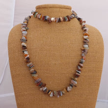 Load image into Gallery viewer, Mixed Semi Precious Gem Chip Necklace
