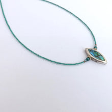 Load image into Gallery viewer, Paua &amp; Teal Bead Handmade Necklace
