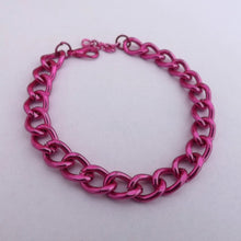 Load image into Gallery viewer, Chain Link Bracelet  (Pink or Blue)
