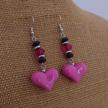 Load image into Gallery viewer, Heart Bead Necklace &amp; Earring Set (can buy separately)
