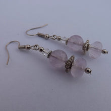 Load image into Gallery viewer, Purple Fluorite Handmade Bead Earrings (Made in NZ)
