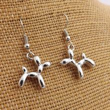 Load image into Gallery viewer, Poodle Balloon Dog Drop Earrings (12 colour options)
