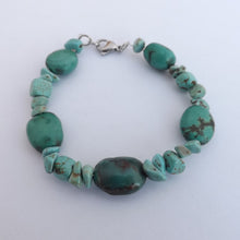 Load image into Gallery viewer, Turquoise Like Gemstone Bead Bracelet
