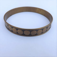 Load image into Gallery viewer, Vintage Bronze Bangle Bracelet
