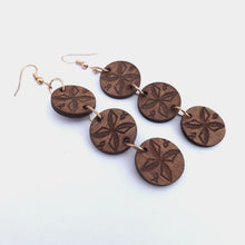 Load image into Gallery viewer, Wooden Drop Earrings
