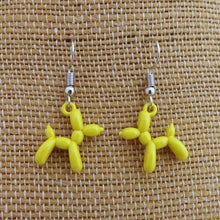 Load image into Gallery viewer, Poodle Balloon Dog Drop Earrings (12 colour options)
