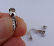 Load image into Gallery viewer, 1x Pair Silver Tone Clip On Hooks (cliponhooks) - NOT Screw On
