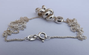 Sterling Silver Rings Necklace (with giftbox)