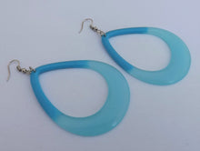 Load image into Gallery viewer, Blue Acrylic Drop Earrings
