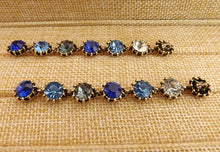 Load image into Gallery viewer, Gold Tone Faceted Long Drop Earrings (3 colour options)
