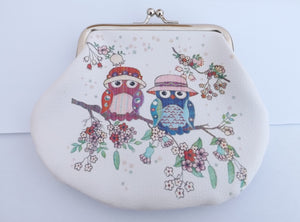 Cartoon Owl Vintage Style Coin Purse