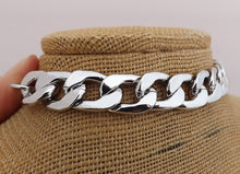 Load image into Gallery viewer, Chunky Chain Silver Tone Bracelet
