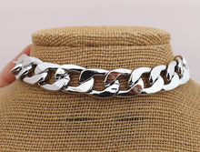 Load image into Gallery viewer, Chunky Chain Silver Tone Bracelet
