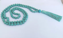 Load image into Gallery viewer, Faux Turquoise Beads &amp; Tassel, Pendant Necklace
