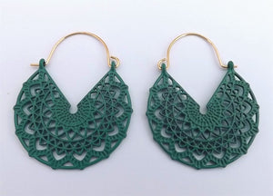 Hoop Drop Earrings (3 colour options)