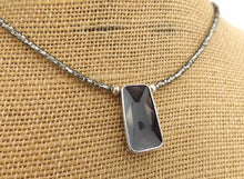 Load image into Gallery viewer, Grey Pendant Necklace with Beads
