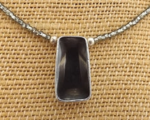 Load image into Gallery viewer, Grey Pendant Necklace with Beads
